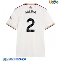 Maglie da calcio Arsenal William Saliba #2 Terza Maglia 2025-26 Manica Corta